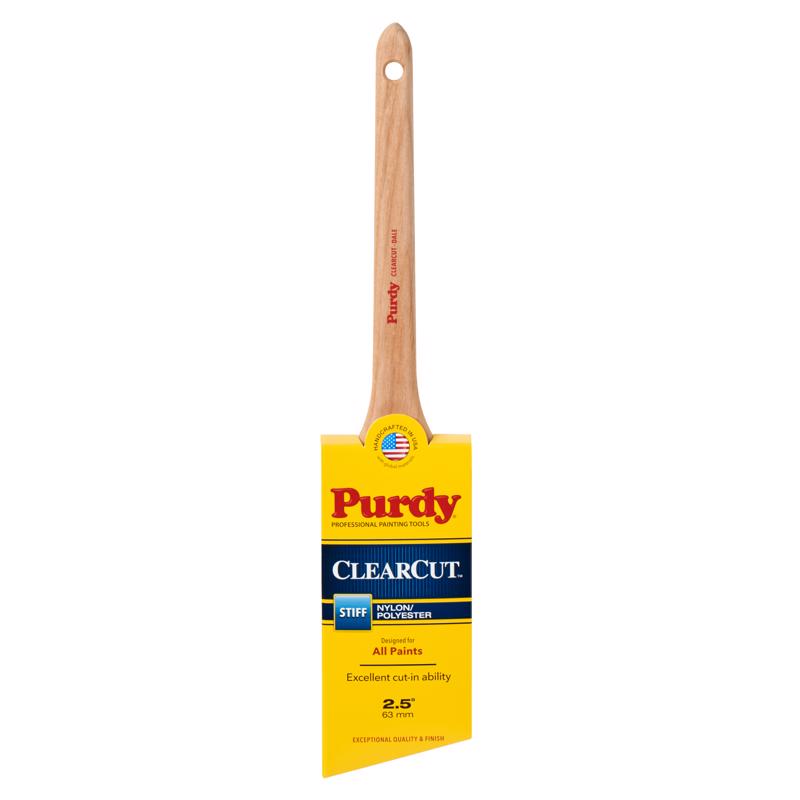 PURDY - Purdy Clearcut Dale 2-1/2 in. Stiff Angle Paint Brush