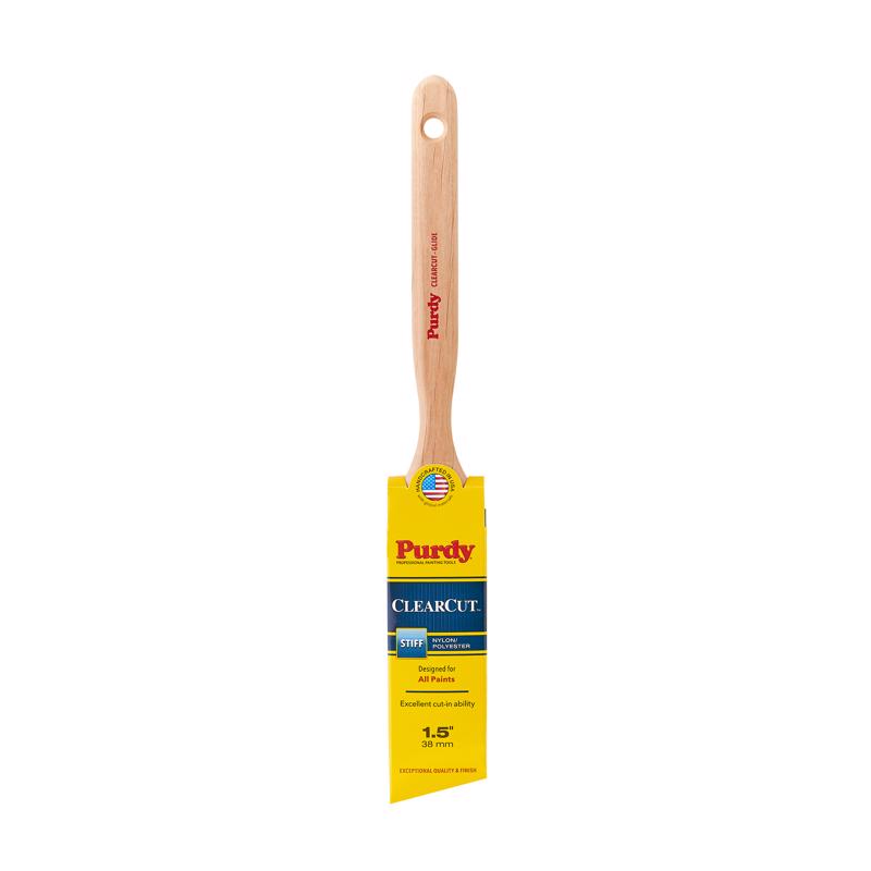 PURDY - Purdy Clearcut Glide 1-1/2 in. Stiff Angle Paint Brush