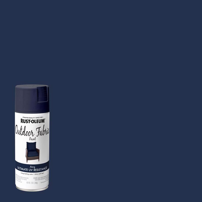 RUST-OLEUM - Rust-Oleum Flat Navy Fabric Spray Paint 12 oz - Case of 6