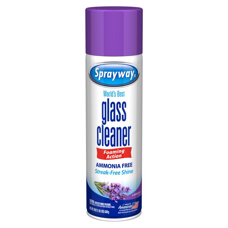 SPRAYWAY - Sprayway Lavender Scent Glass Cleaner 19 oz Foam