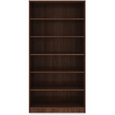 Lorell Laminate Bookcase [BOOKCASE;6-SHLF;36X12X72;WT-EA]