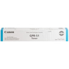 Canon GPR-51 Original Laser Toner Cartridge - Cyan - 1 Each - 21500 Pages