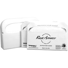 Impact Toilet Seat Cover Starter Set - Half-fold - 1 Each