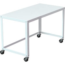 Lorell SOHO Personal Mobile Desk [DESK;MOBILE;RTA; 48";WHITE-EA]