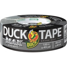 Duck MAX Strength Duct Tape - 45 yd Length x 1.88" Width - Rubber Backing - 1 Each - Gray