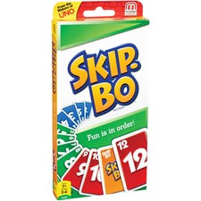 Mattel Skip-Bo Card Game - Strategy - 2 to 6 Players - 1 Each