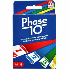 Mattel Phase 10 Card Game - 2 to 6 Players - 1 Each