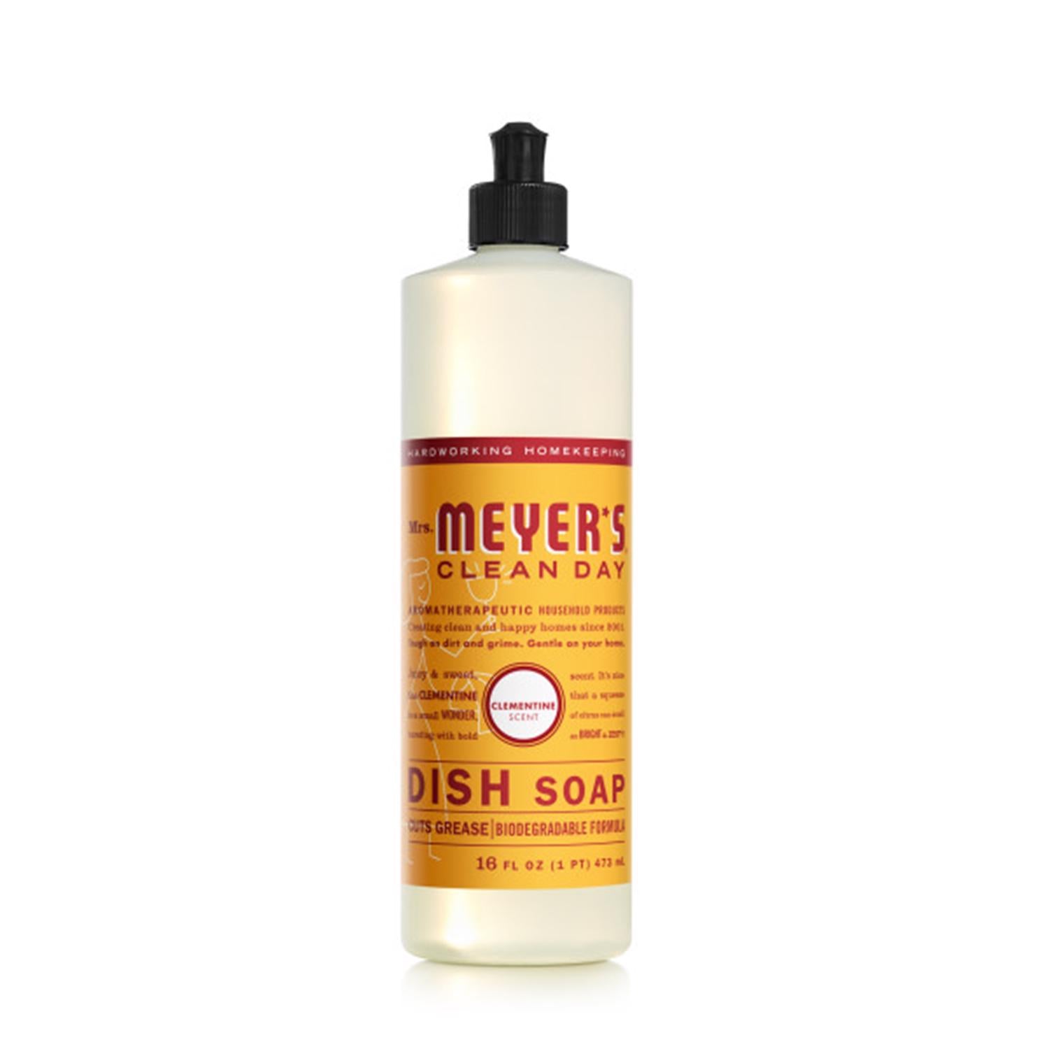 Mrs. Meyer's Clean Day Clementine Scent Liquid Dish Soap 16 oz 1 pk - Case of 6