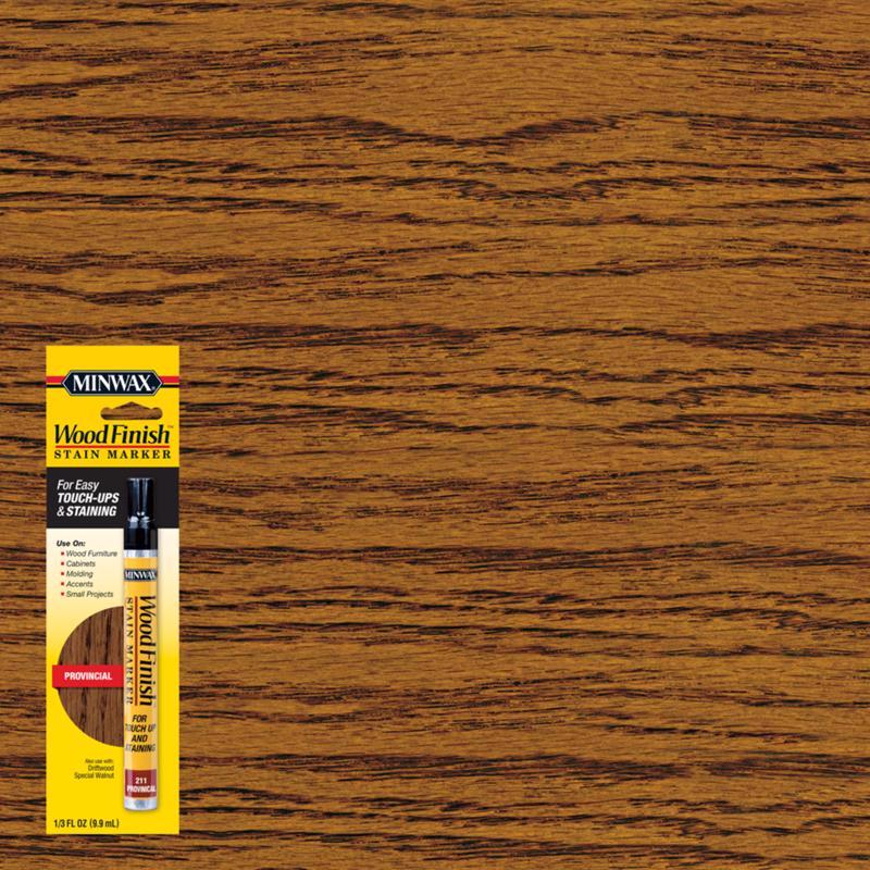 MINWAX - Minwax Wood Finish Stain Marker Semi-Transparent Provincial Oil-Based Stain Marker 0.33 oz