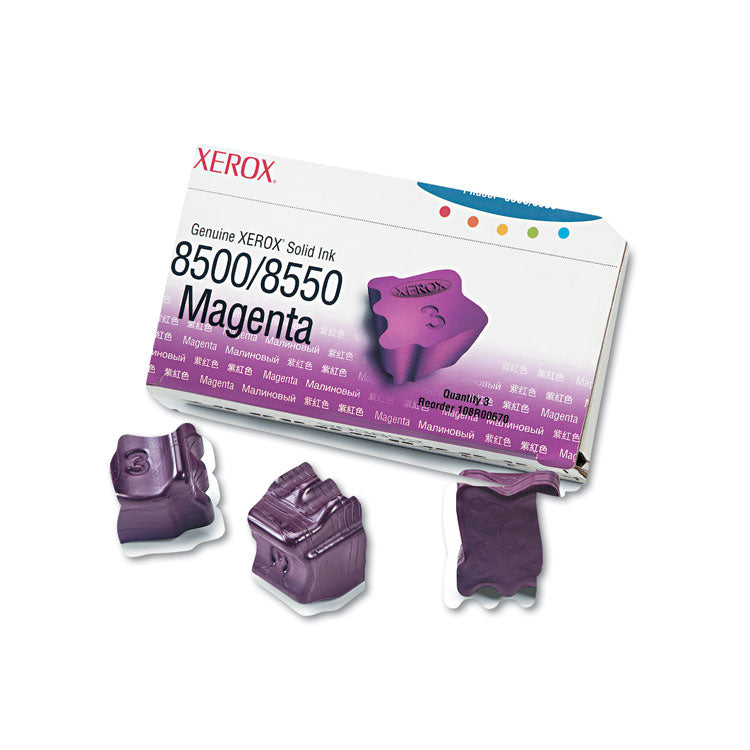 Xerox - 108R00670 Solid Ink Stick, 1,033 Page-Yield, Magenta, 3/Box