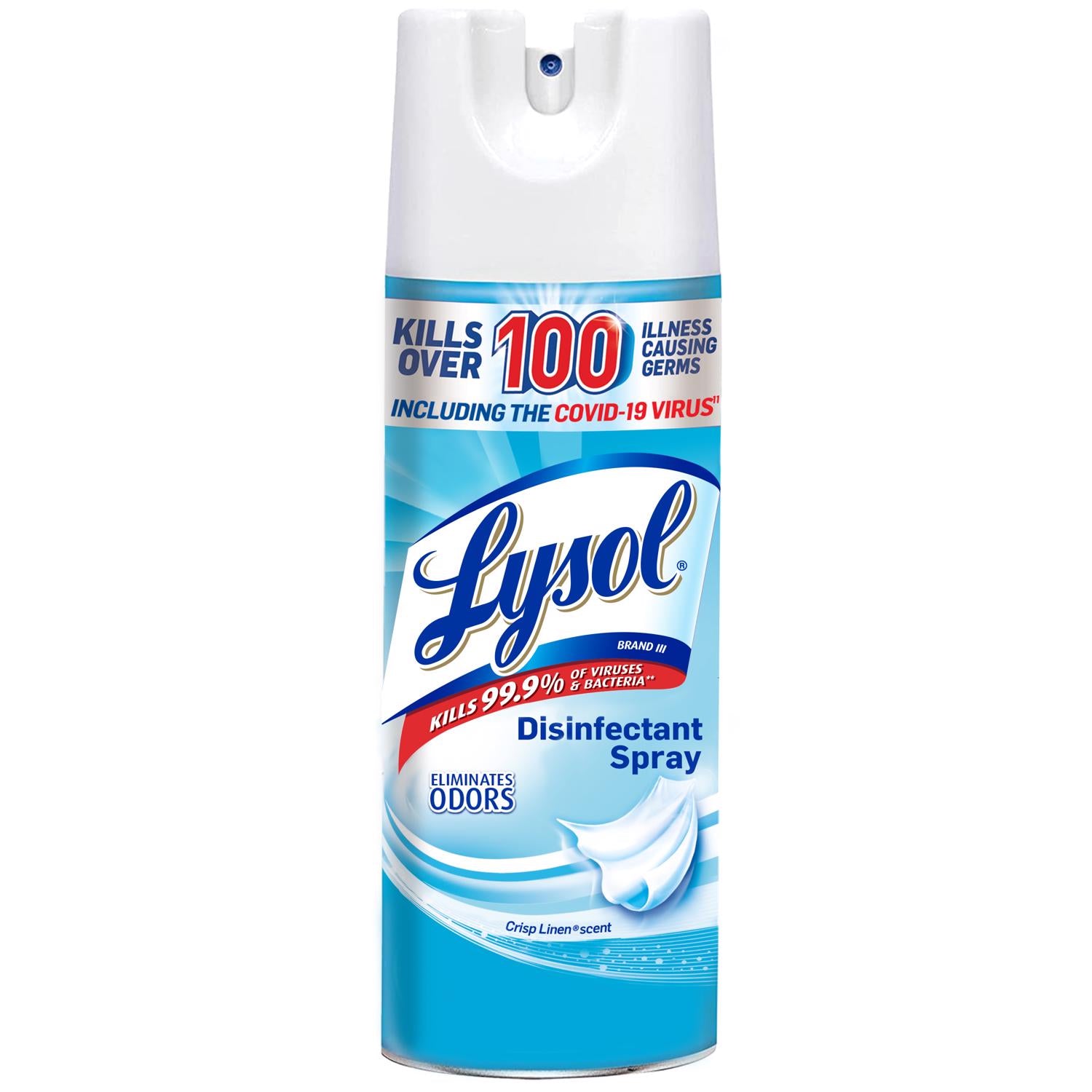 Lysol Crisp Linen Scent Disinfectant Spray 12.5 oz 1 pk - Case of 12