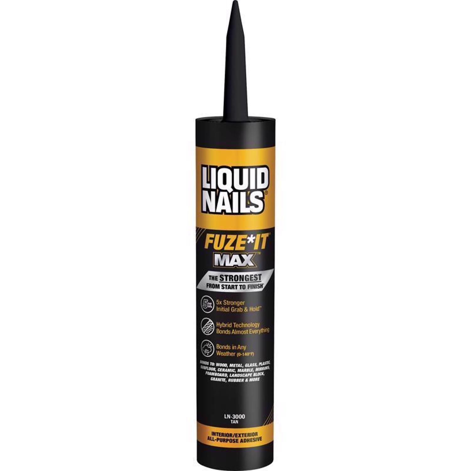 Liquid Nails All Purpose Construction Adhesive 9 oz - Case of 12