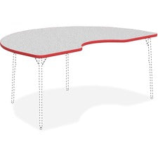 Lorell Classroom Activity Tabletop [TABLETOP;KIDNEY;GY/RD-EA]
