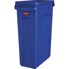 Rubbermaid Commercial Slim Jim 23-Gallon Vented Waste Container [CONTAINER;SLIM JIM;VENTED-EA]