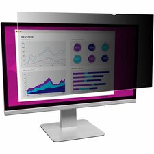 3M&trade; High Clarity Privacy Filter for 23.6in Monitor, 16:9, HC236W9B