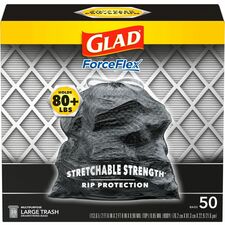 Glad ForceFlexPlus Drawstring Large Trash Bags [BAGS;TRASH;DRW STRNG;30GL-BX]