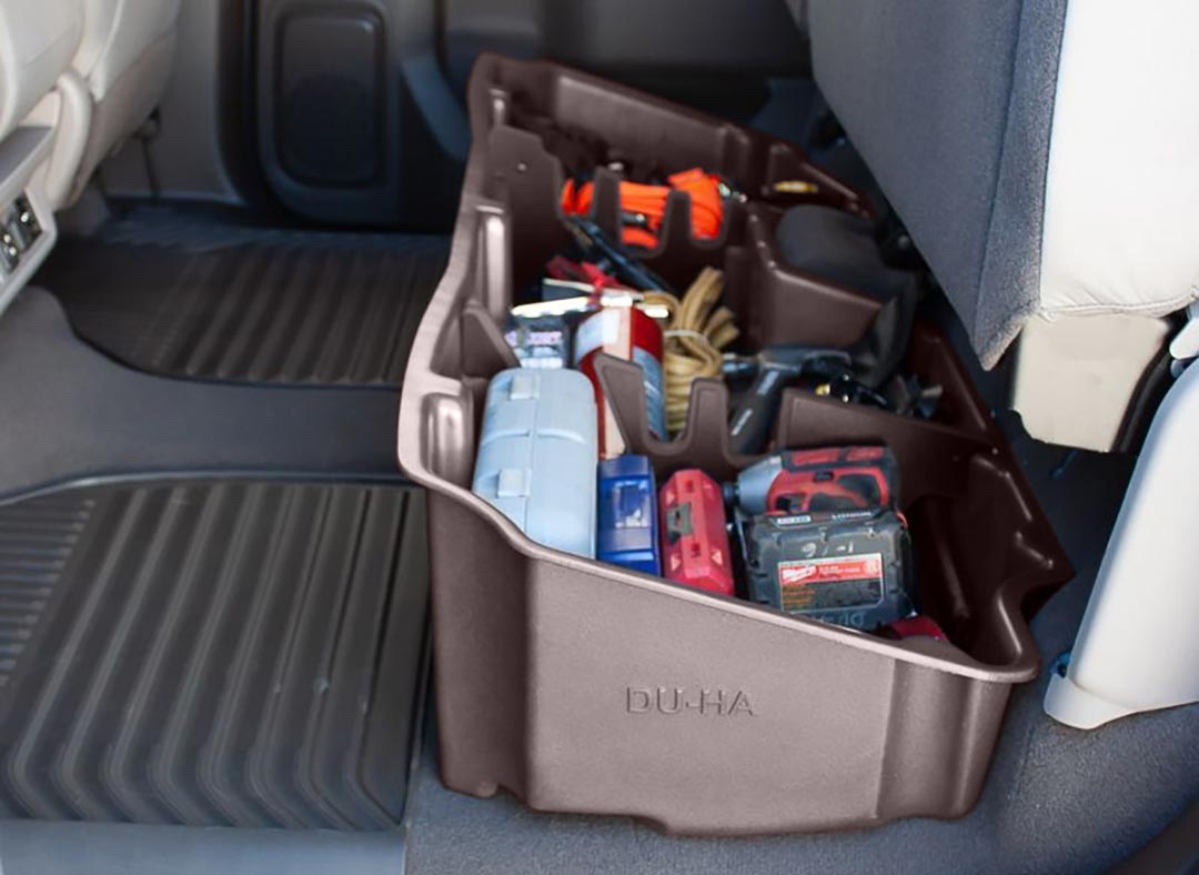 DU-HA Under Seat Storage for '19-'25 Chevrolet/GMC Silverado/Sierra Light Duty Crew Cab & '20-25 Hea