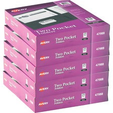 Avery&reg; Letter Pocket Folder [FOLDER;2-POCKET;LETTER;BLK-CT]