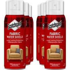 Scotchgard Fabric Water Shield - For Fabric - 10 fl oz (0.3 quart) - 6 / Carton - Odorless, Soil Resistant - Aqua