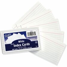 Pacon Ruled Index Cards [CARD;INDEX;3X5;WE;100/PK-PK]