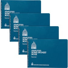 Dome Simplified Home Budget Book [BOOK;BUDGET;HOME;64PG;TEAL-BD]