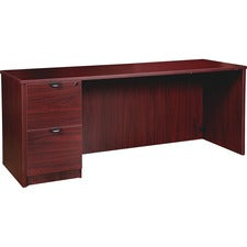 Lorell Prominence 2.0 Left-Pedestal Credenza [CREDENZA;LEFT;24X72;MY-EA]