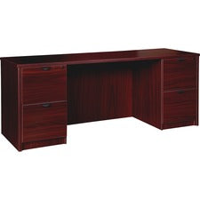 Lorell Prominence 2.0 Double-Pedestal Credenza [CREDENZA;24X72;DBL;PED;MY-EA]