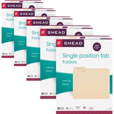 Smead 1/3 Tab Cut Letter Recycled Top Tab File Folder [FOLDER;FILE;LTR;1/3 LFT;MLA-CT]