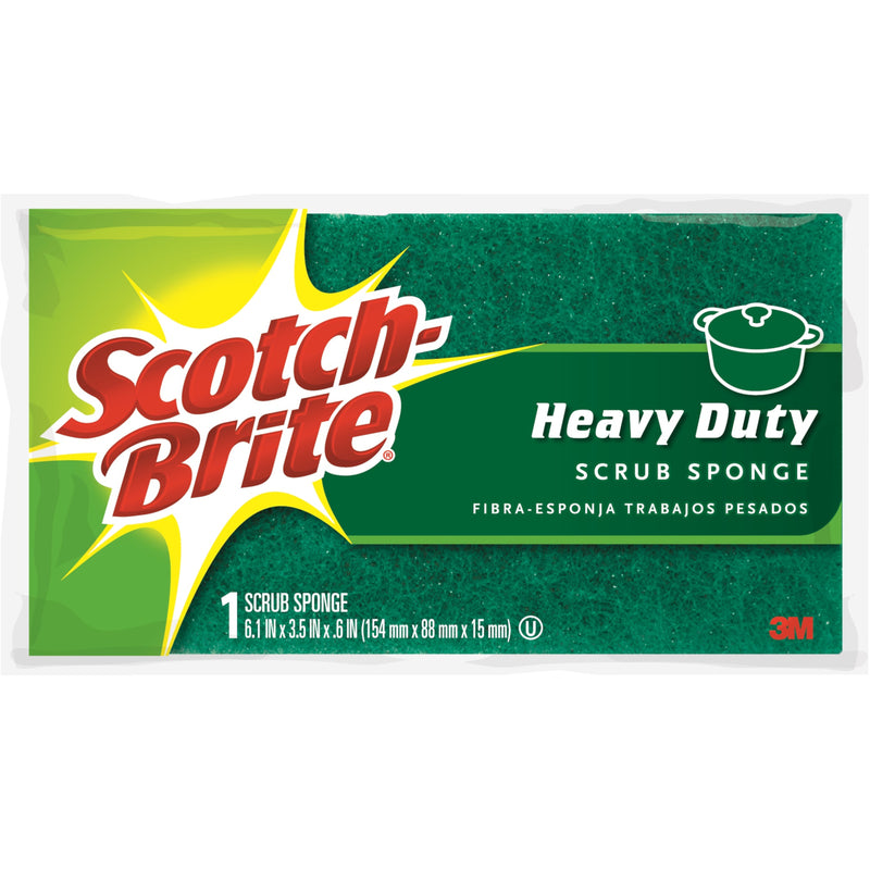 3M - Scotch-Brite Heavy Duty Sponge For Household 4.5 in. L 1 pk - Case of 12