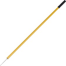 Ettore Trash Picker - 44" Reach - Lightweight, Extended Tip, Safety Guard, Ergonomic Handle - Steel - Gold - 1 Each