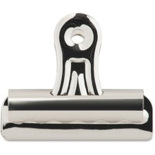 Business Source Bulldog Grip Clips - No. 2 - 2.3" Width - for Paper - Heavy Duty - 36 / Box - Silver