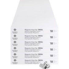 Business Source Magnetic Grip Clips Pack [CLIP;GRIP;MAGNETIC;#1;18PC-BD]