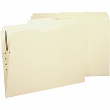 Business Source 1/3 Tab Cut Letter Recycled Fastener Folder [FOLDER;FILE;FASTNR;LTR;1/3-BSN04443]
