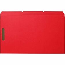 Business Source 1/3 Tab Cut Legal Recycled Fastener Folder [FOLDER;FILE;FASTENR;LGL;RD-BX]