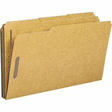 Business Source 1/3 Tab Cut Legal Recycled Fastener Folder [FOLDER;FILE;FASTNR;LGL;1/3-BSN04645]