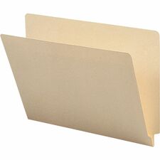 Business Source Straight Tab Cut Letter Recycled End Tab File Folder [FOLDER;FILE;ENDTAB;LTR;MLA-BSN04646]
