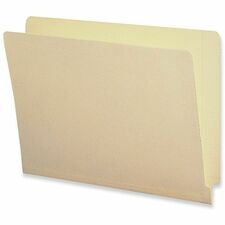 Business Source Straight Tab Cut Letter Recycled End Tab File Folder [FOLDER;FILE;ENDTAB;LTR;MLA-BSN04647]