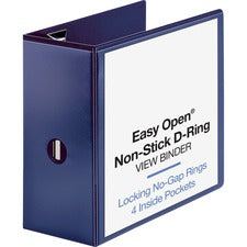 Business Source Navy D-ring Binder [BINDER;VIEW;EO;D-RING;5";NY-EA]