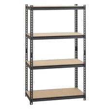 Lorell Iron Horse 2300 lb Capacity Riveted Shelving [SHELVING;2300;4SHF;18X36X60-EA]