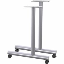 Lorell Training Table C-Leg Table Base with 2" Casters [BASE;C-LEG;CSTR;2/ST;MS-ST]
