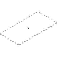 Lorell Prominence 2.0 Rectangular Conference Tabletop [TOP;CONF;RCTNGL;48X96;ES-EA]