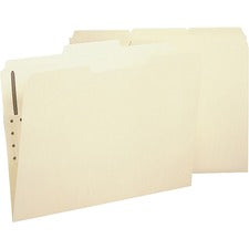 Business Source 1/3 Tab Cut Legal Recycled Fastener Folder [FOLDER;FILE;FASTNR;LGL;1/3-BSN04548]