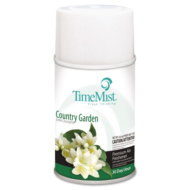 TimeMist - Premium Metered Air Freshener Refill, Country Garden, 6.6 oz Aerosol Spray