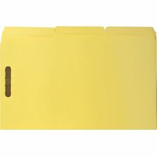 Business Source 1/3 Tab Cut Legal Recycled Fastener Folder [FOLDER;FILE;FASTENR;LGL;YW-BX]