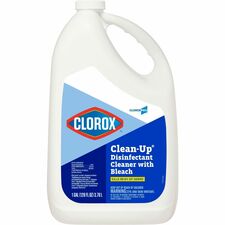 CloroxPro&trade; Clean-Up Disinfectant Cleaner with Bleach Refill [CLEANER;DSNFCTNG;RFLL;128OZ-PL]