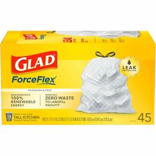 Glad ForceFlex Tall Kitchen Drawstring Trash Bags [BAG;KTCHN;TALL;GLAD;13 GAL-PL]