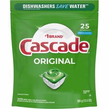 Cascade ActionPacs Original Dish Detergent [DETERGENT;APACS;FRESH;25CT-PK]