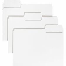 Smead SuperTab 1/3 Tab Cut Letter Recycled Top Tab File Folder [FOLDER;LTR;ST;1/3;11PT;W-BX]