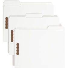 Smead 1/3 Tab Cut Letter Recycled Fastener Folder [FOLDER;FILE;LTR;1/3;2K1&3;W-BX]