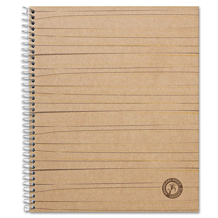 Universal - Deluxe Sugarcane Based Notebooks, Kraft Cover, 1-Subject, Medium/College Rule, Brown Cover, (100) 11 x 8.5 Sheets